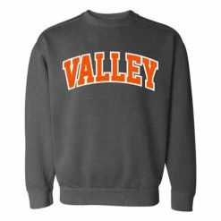 Cheapest 🧨 High School Hoodies & Sweatshirts Range West Des Moines Valley Tigers Willie Crewneck Sweatshirt 🌟