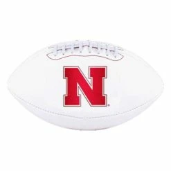 New 🎁 College Golf & Sports Equipment Rawlings Nebraska Cornhuskers Signature Football 😀