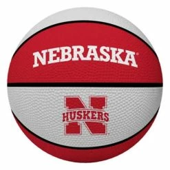 Promo ⌛ College Golf & Sports Equipment Rawlings Nebraska Cornhuskers Alley Oop 🏀 Basketball ❤️