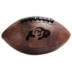 Hot Sale ⭐ College Golf & Sports Equipment Rawlings Colorado Buffaloes Vintage Football ⌛
