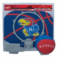 Wholesale ❤️ College Golf & Sports Equipment Rawlings Kansas Jayhawks Slam Dunk Hoop Set 🎉