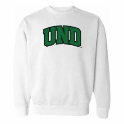 Brand new 😍 College Hoodies & Sweatshirts Range North Dakota Fighting Hawks Willie Crewneck Sweatshirt 👏