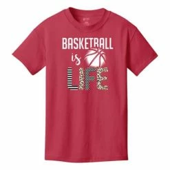 Deals ⌛ Shirts 👧 Girls' Range 🏀 Basketball Is Life T-Shirt 🤩