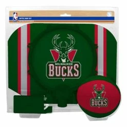 Cheapest 👍 NBA Golf & Sports Equipment Rawlings Milwaukee Bucks Hoop Set ⭐
