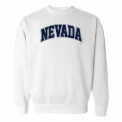 Flash Sale 🎁 College Hoodies & Sweatshirts Range Nevada Wolf Pack Willie Crewneck Sweatshirt 🤩