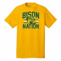 Top 10 🎁 College 👕 Shirts Range North Dakota State Bison Bison Nation T-Shirt 🧨
