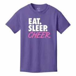Outlet ⌛ Shirts 👧 Girls' Range Eat Sleep Cheer T-Shirt 🎉
